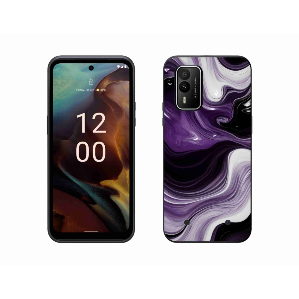 Zselés borítás mmCase a Nokia XR21 készülékhez - absztrakt motívum 46