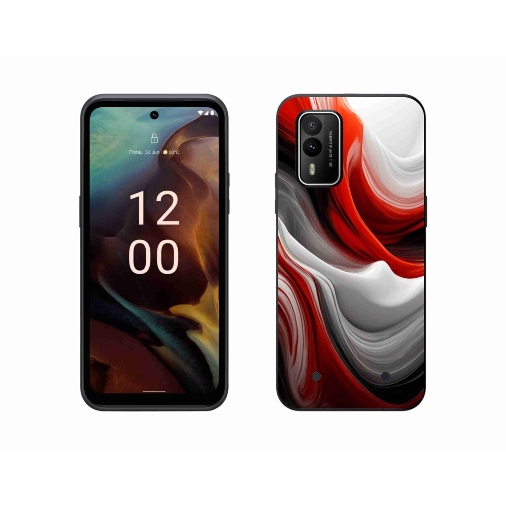 Zselés borítás mmCase a Nokia XR21 készülékhez - absztrakt motívum 47