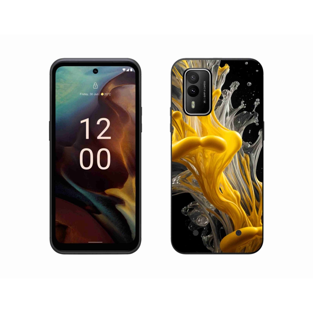 Zselés borítás mmCase a Nokia XR21 készülékhez - absztrakt motívum 48