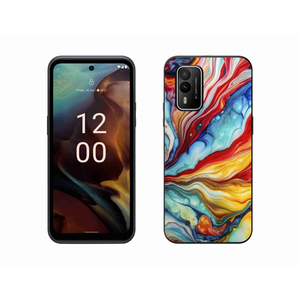 Zselés borítás mmCase a Nokia XR21 készülékhez - absztrakt motívum 58