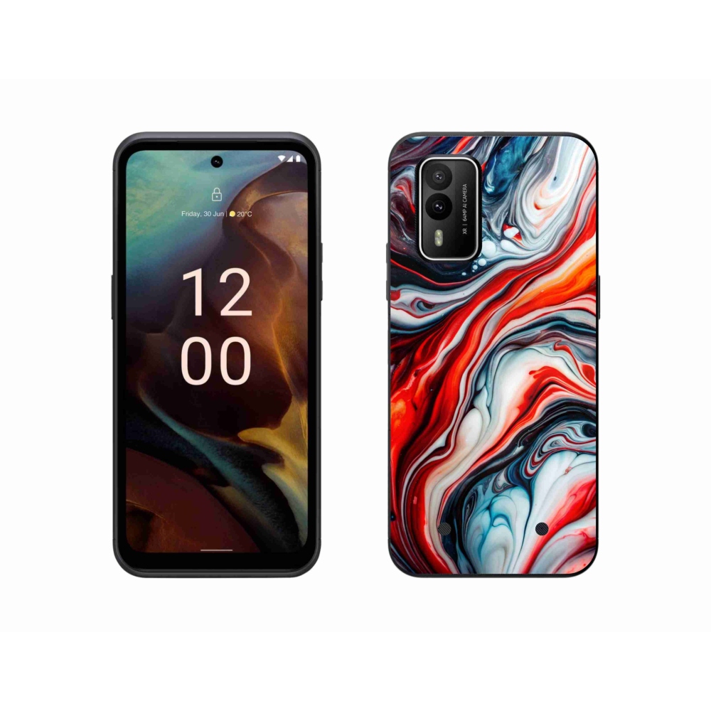 Zselés borítás mmCase a Nokia XR21 készülékhez - absztrakt motívum 63