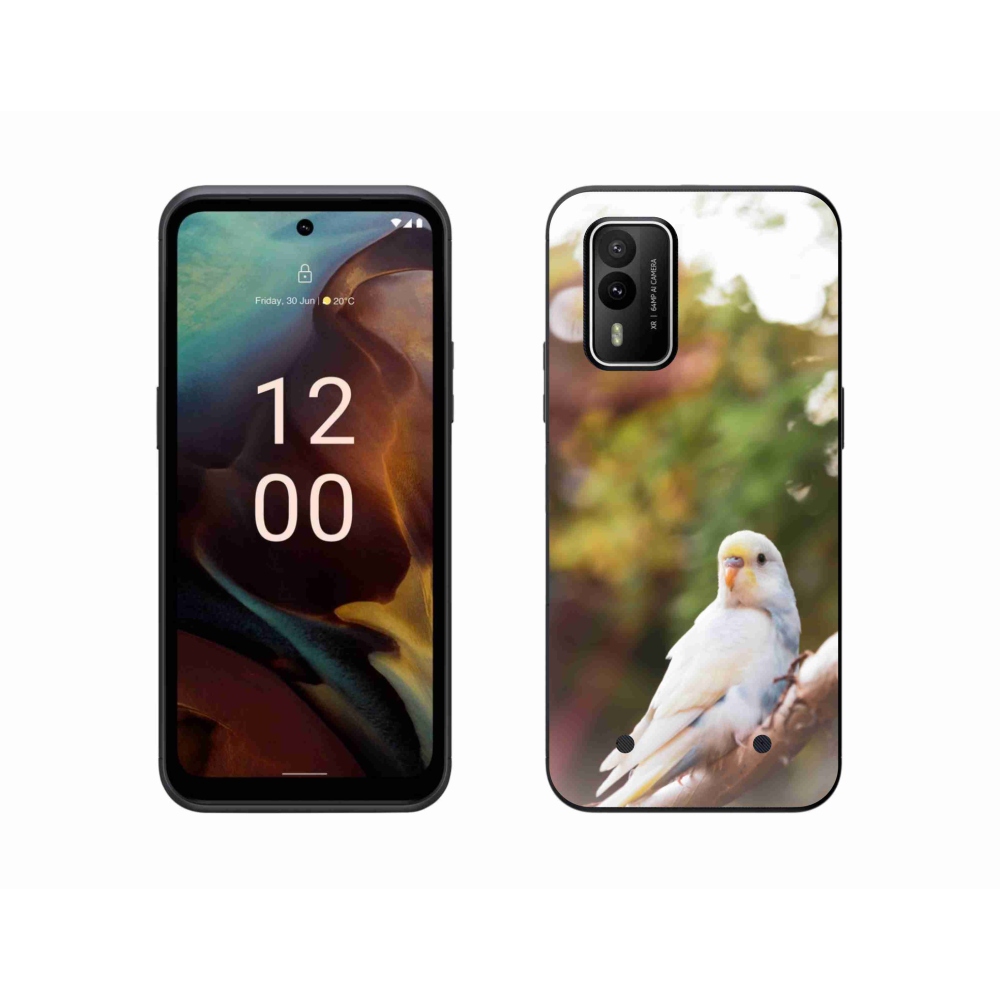 Zselés borítás mmCase a Nokia XR21 készülékhez - andulka fehér