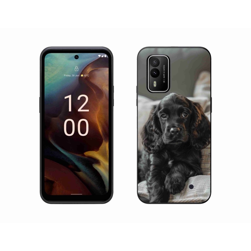 Zselés borítás mmCase a Nokia XR21 készülékhez - English Cocker Spaniel