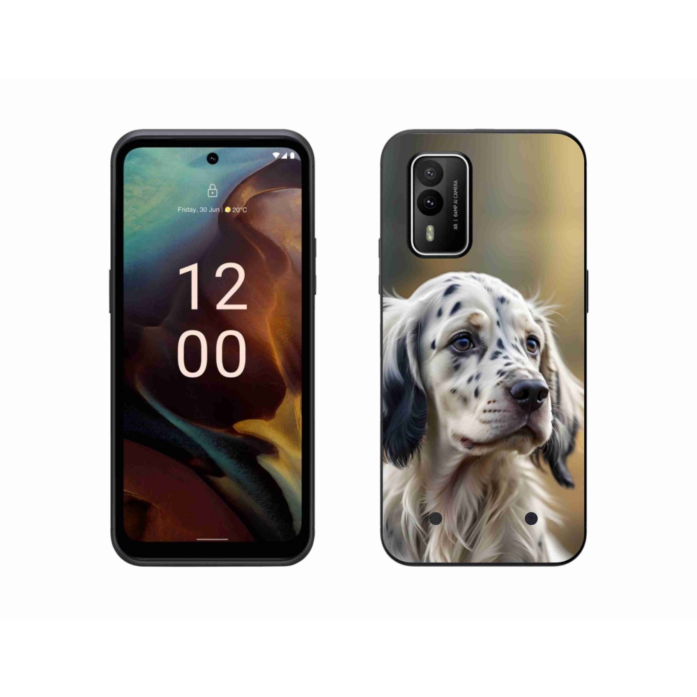 Zselés borítás mmCase a Nokia XR21 készülékhez - English Setter