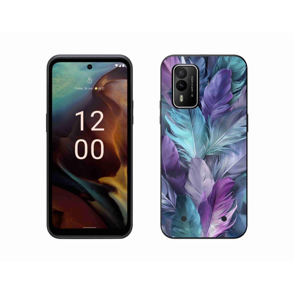 Zselés borítás mmCase a Nokia XR21 készülékhez - színes toll 2