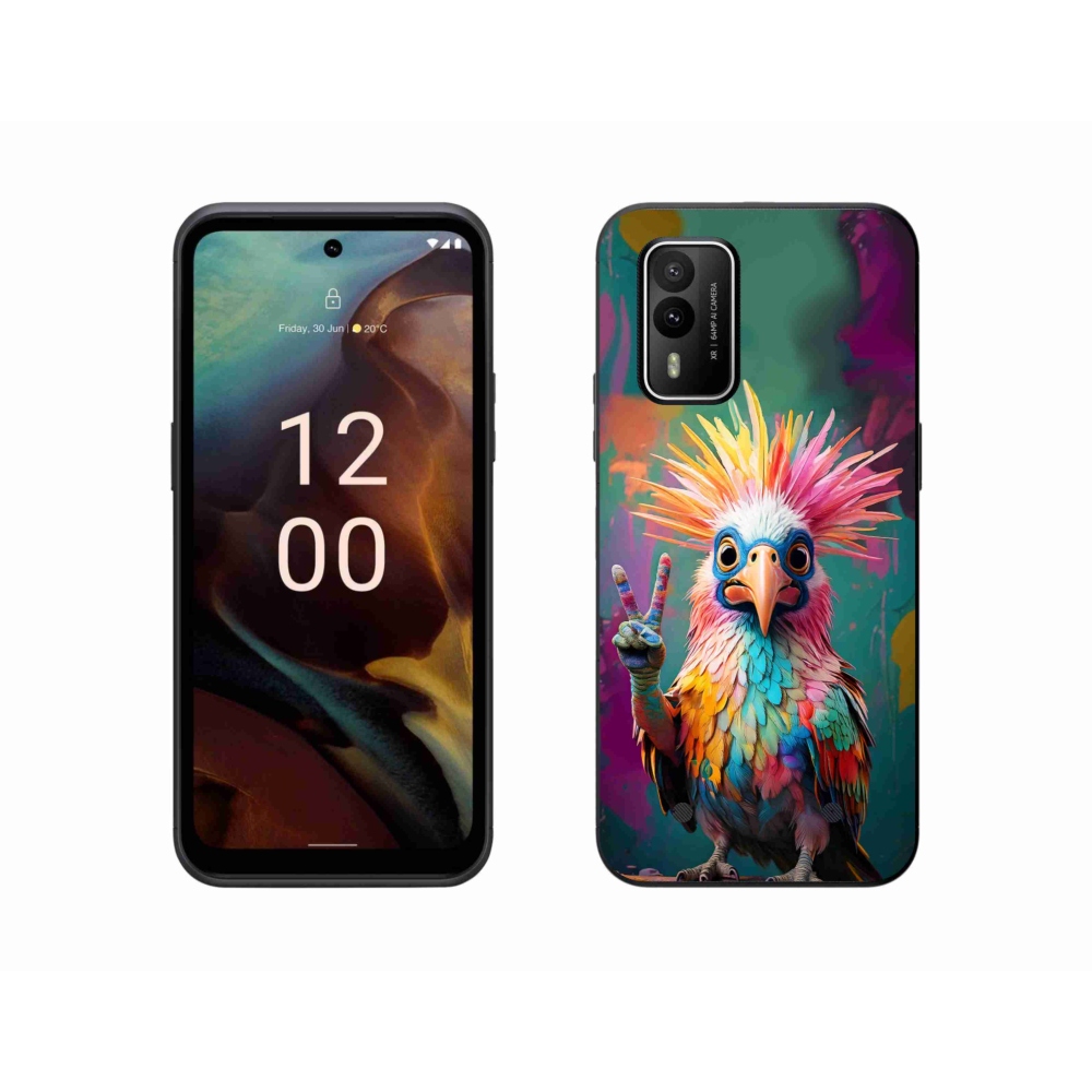 mmCase gélhuzat a Nokia XR21-hez – színes lázadó