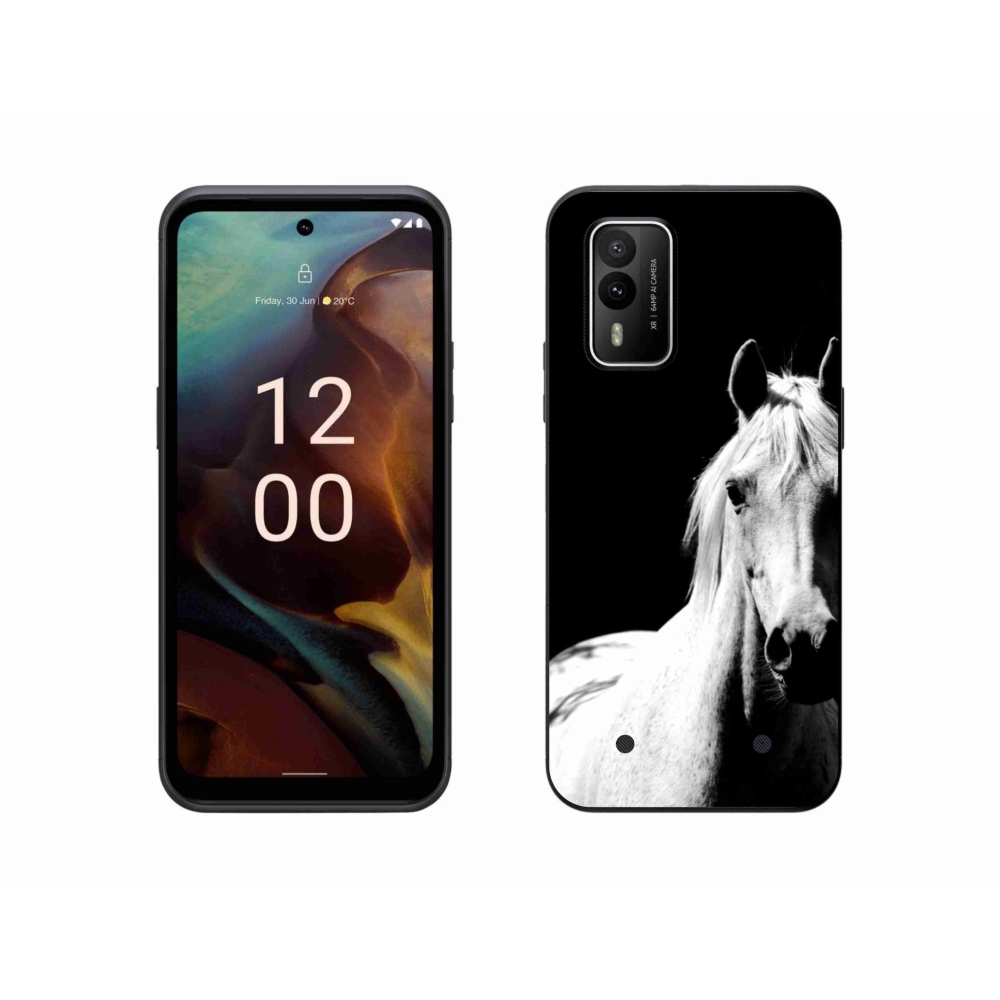 Zselés borítás mmCase a Nokia XR21 készülékhez - fehér ló 5