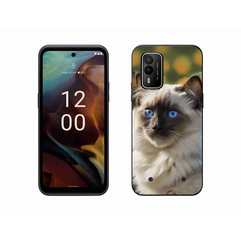 Zselés borítás mmCase a Nokia XR21 készülékhez - fehér rongybaba