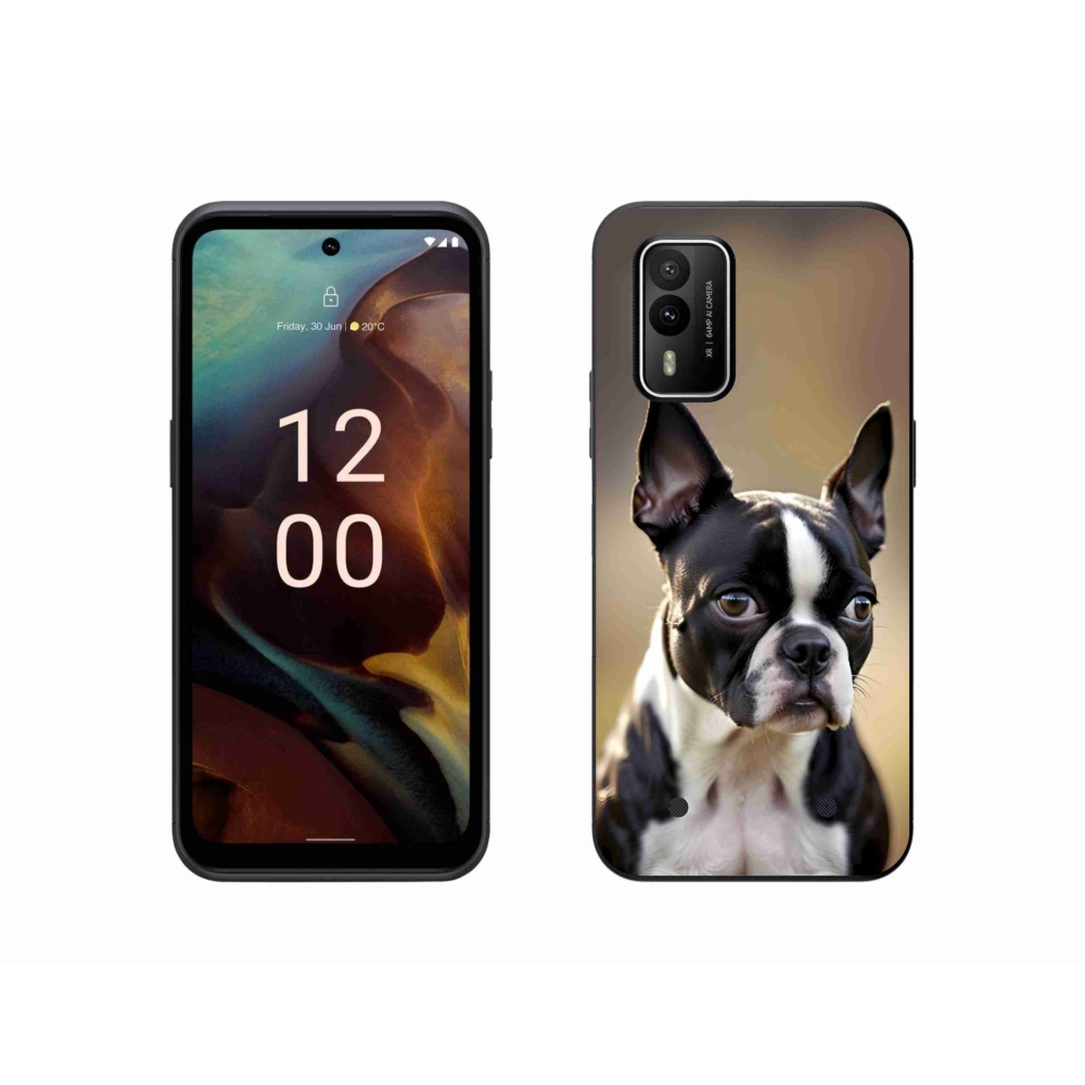 mmCase gél tok a Nokia XR21-hez – bostoni terrier