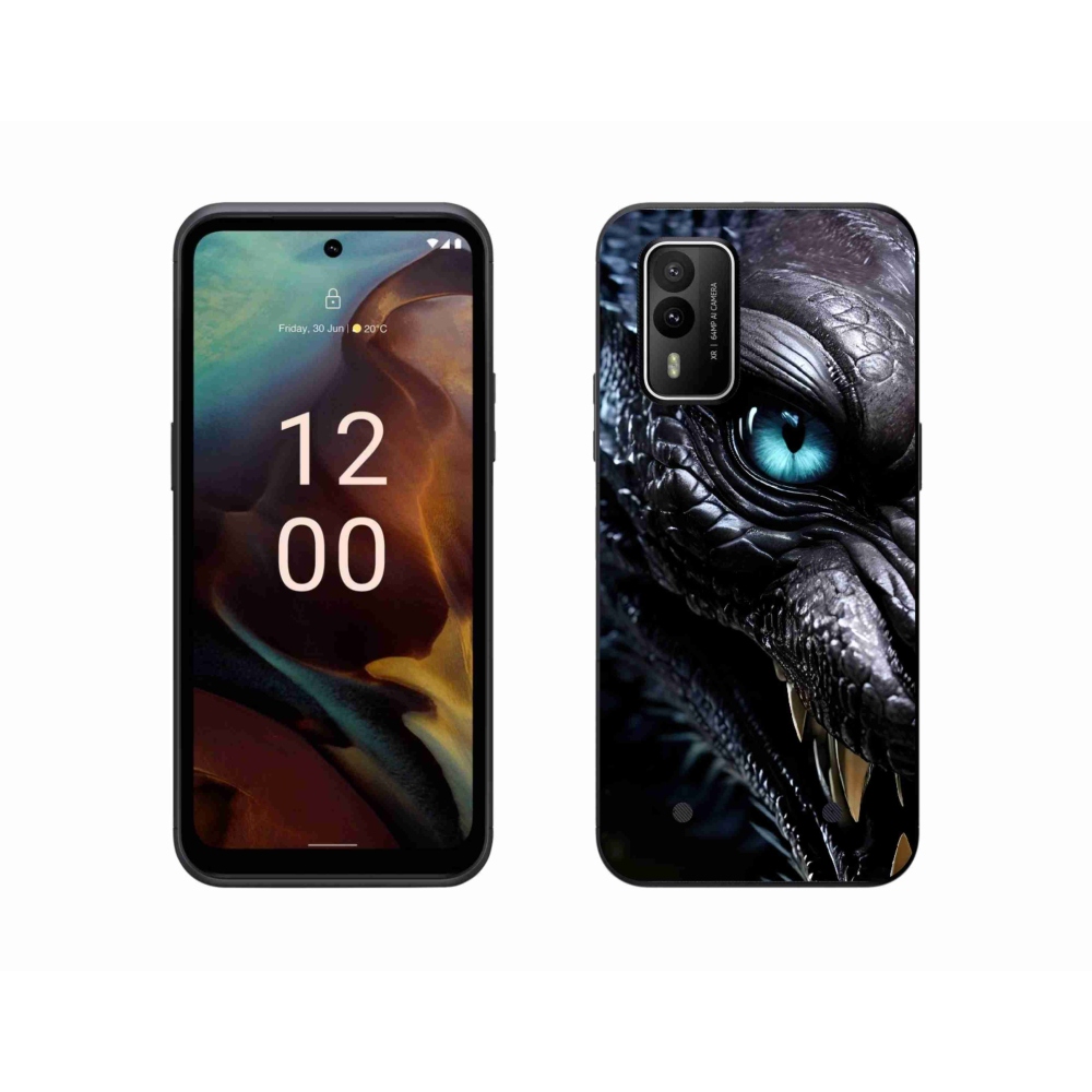 mmCase géltok a Nokia XR21-hez – sárkányos mintával