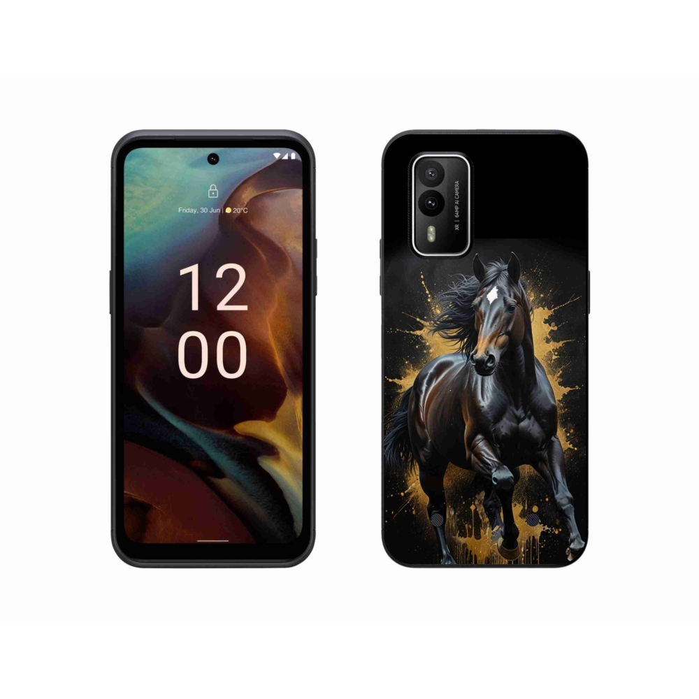 mmCase gél tok a Nokia XR21-hez – elegáns fekete változat