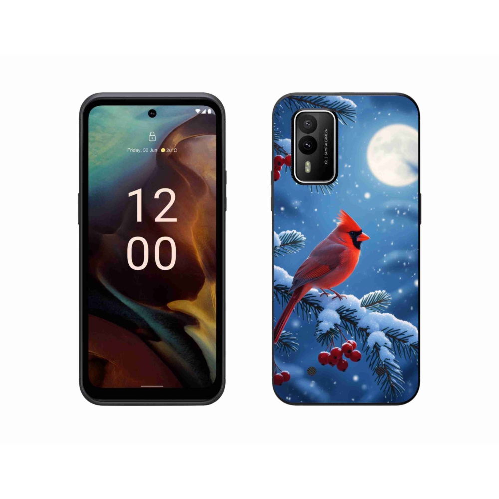 mmCase gél tok a Nokia XR21-hez – bíborvörös