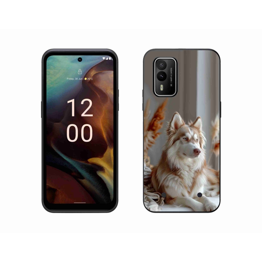 mmCase gél tok a Nokia XR21-hez – nyugodt szibériai husky