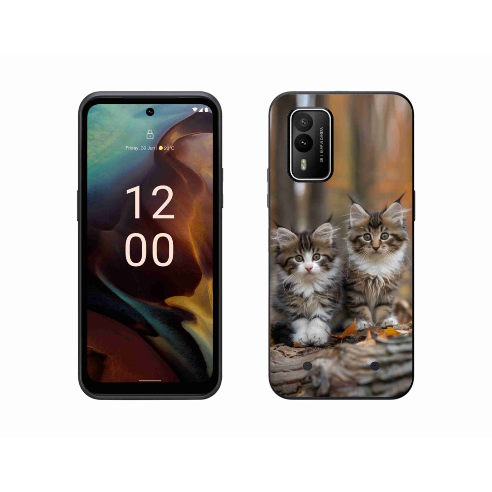 mmCase gél tok a Nokia XR21-hez – macska duó 3