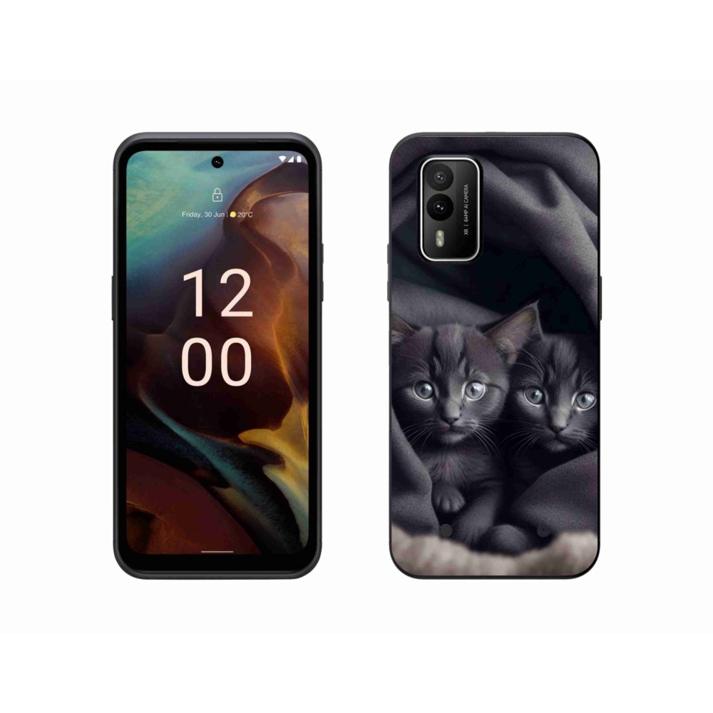 Zselés borítás mmCase a Nokia XR21 készülékhez - cat duo