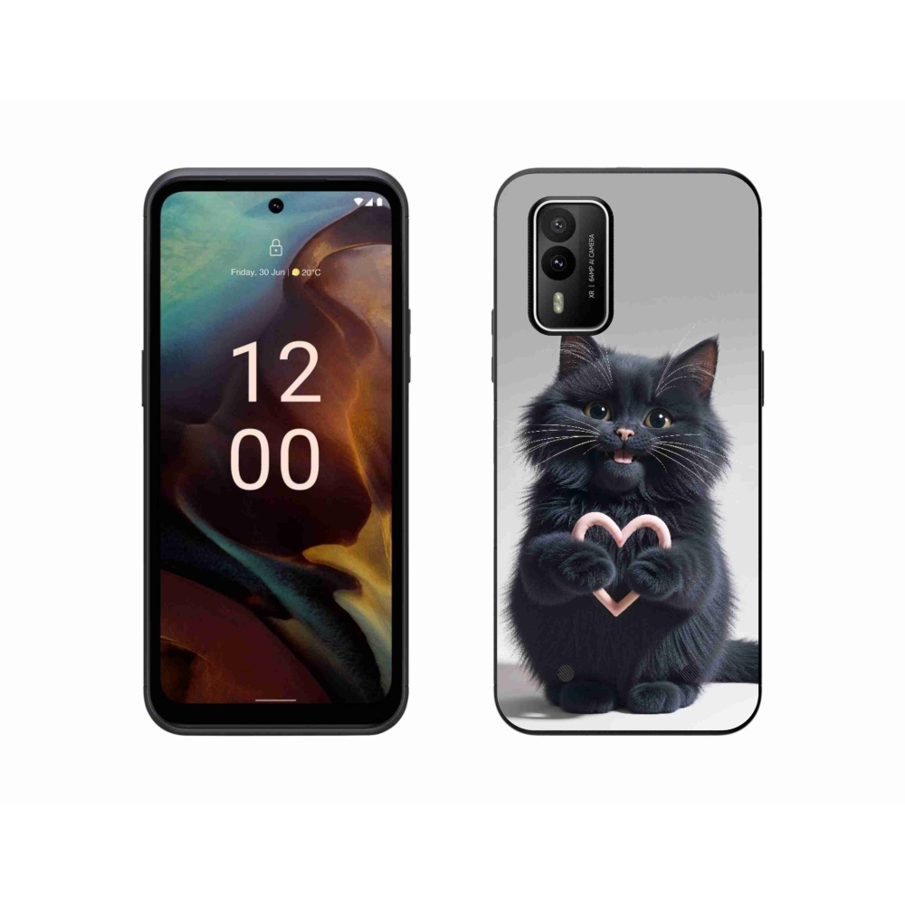mmCase gél tok a Nokia XR21-hez – Macska szerelem 3