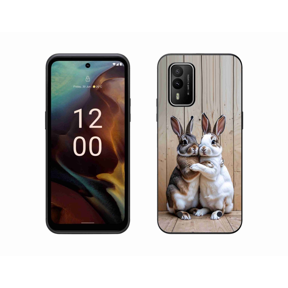 mmCase gélhuzat a Nokia XR21-hez – nyúlpár