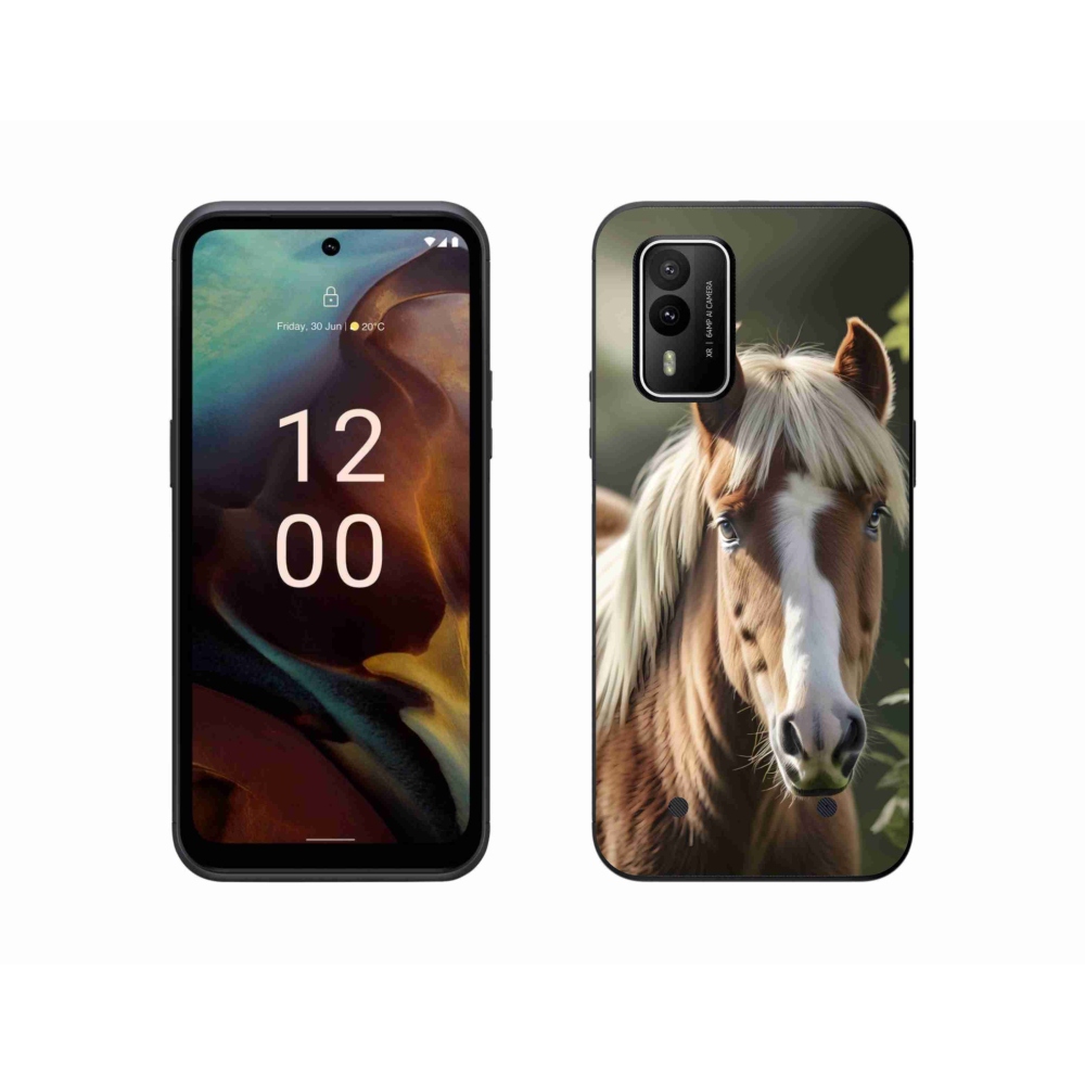 mmCase gél tok a Nokia XR21-hez – világos sörényű ló