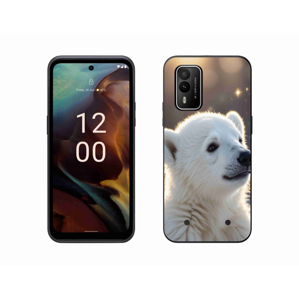Zselés borítás mmCase a Nokia XR21 készülékhez - jegesmedve