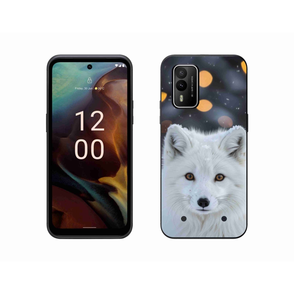 Zselés borítás mmCase a Nokia XR21 készülékhez - polár róka