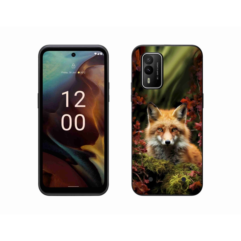 mmCase gél tok a Nokia XR21-hez – róka az erdőben