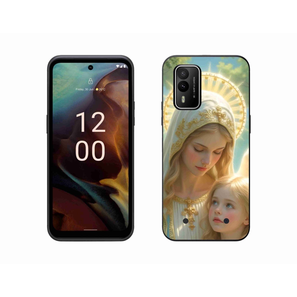 Zselés borítás mmCase a Nokia XR21 készülékhez - vallási motívum 2