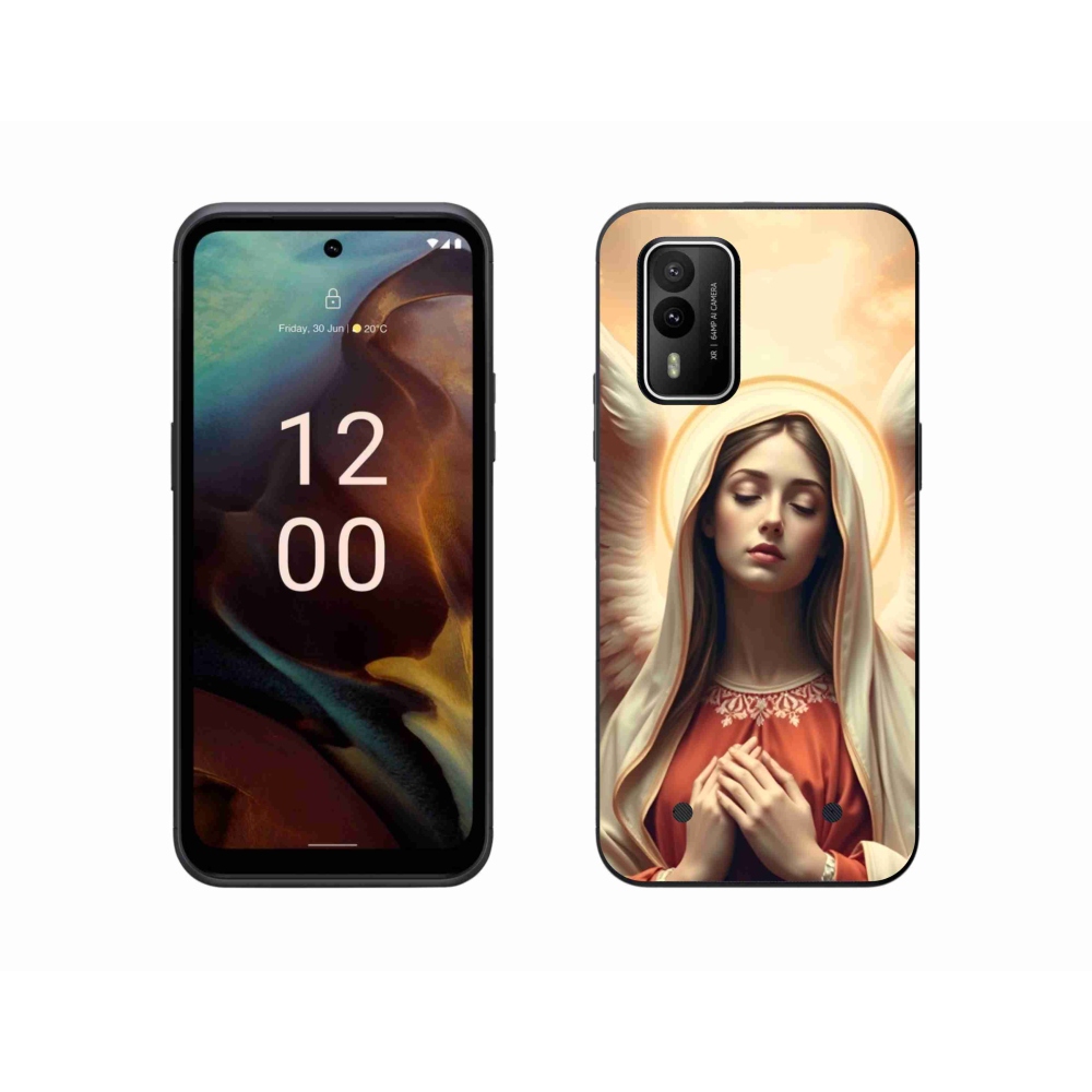 Zselés borítás mmCase a Nokia XR21 készülékhez - vallási motívumok