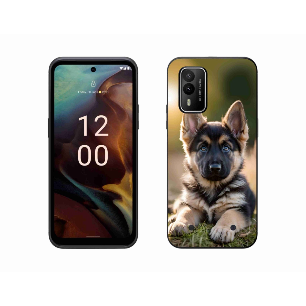 mmCase gél tok a Nokia XR21-hez – német juhászkutya a természetben