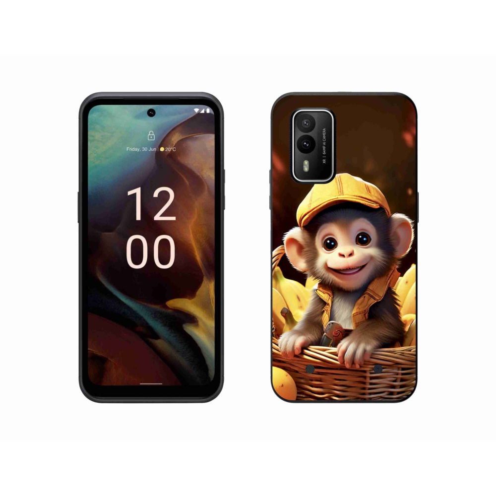 mmCase gél tok a Nokia XR21-hez – majom a kosárban