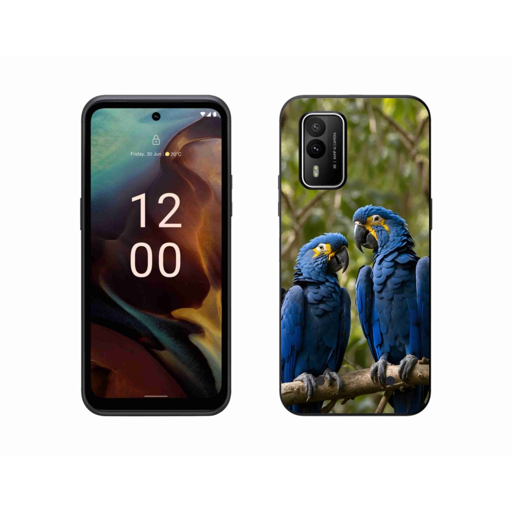 mmCase gél tok a Nokia XR21-hez – papagáj páros