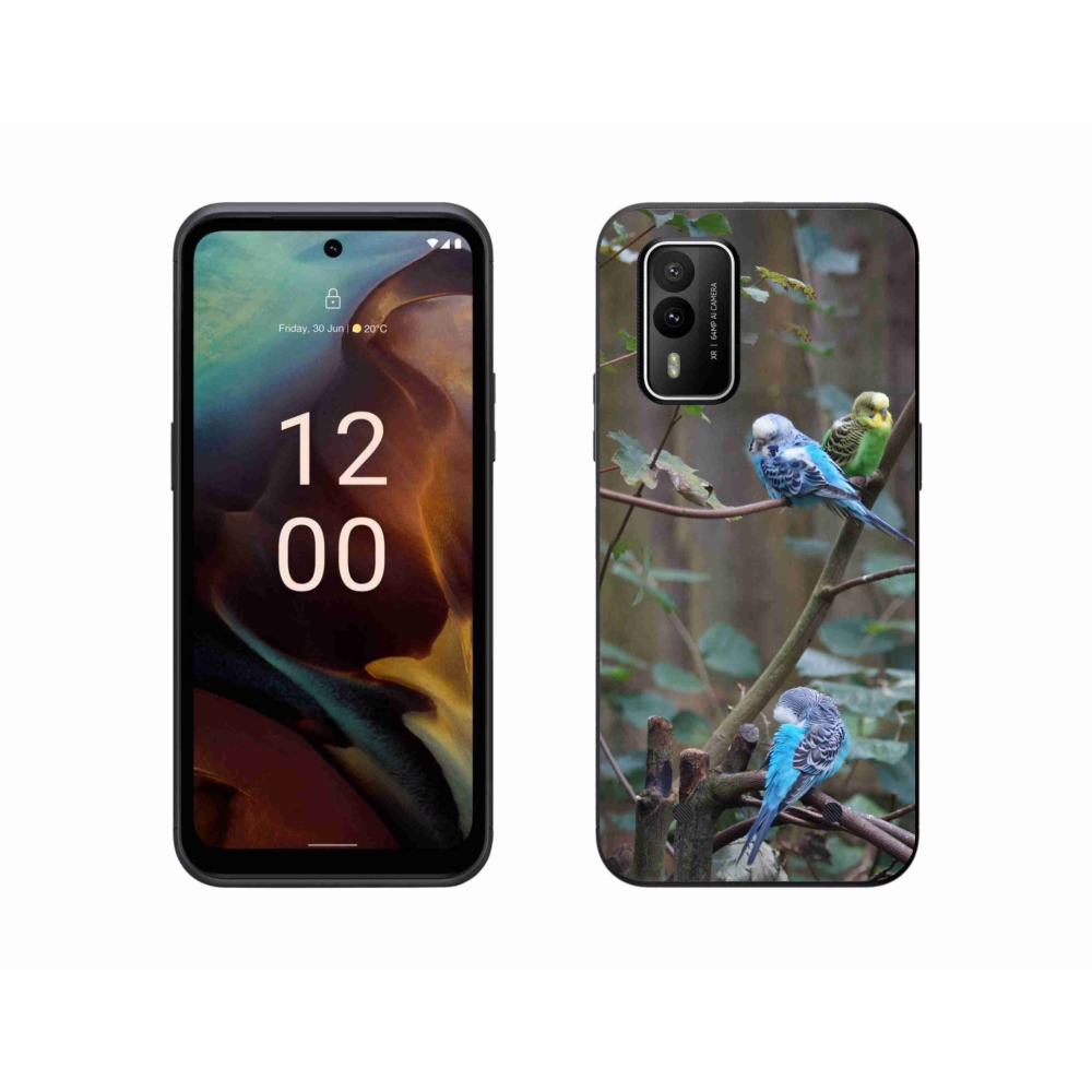 mmCase gél tok a Nokia XR21-hez – papagájok az ágon