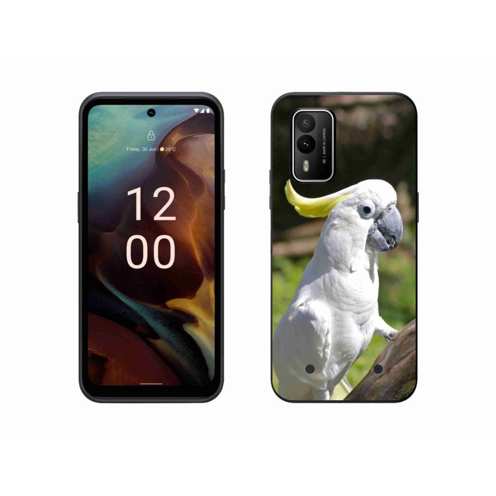Zselés borítás mmCase a Nokia XR21 készülékhez - papagáj kakadu 2