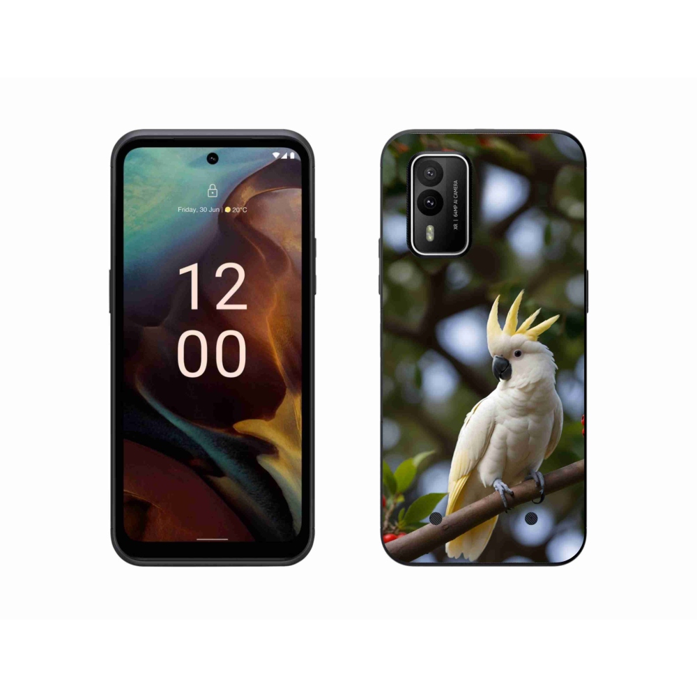 mmCase gél tok a Nokia XR21-hez – kakadu papagáj 3