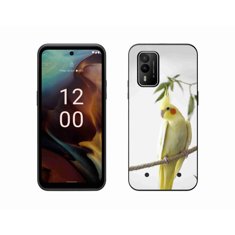 mmCase gélhuzat a Nokia XR21-hez – tollas papagáj