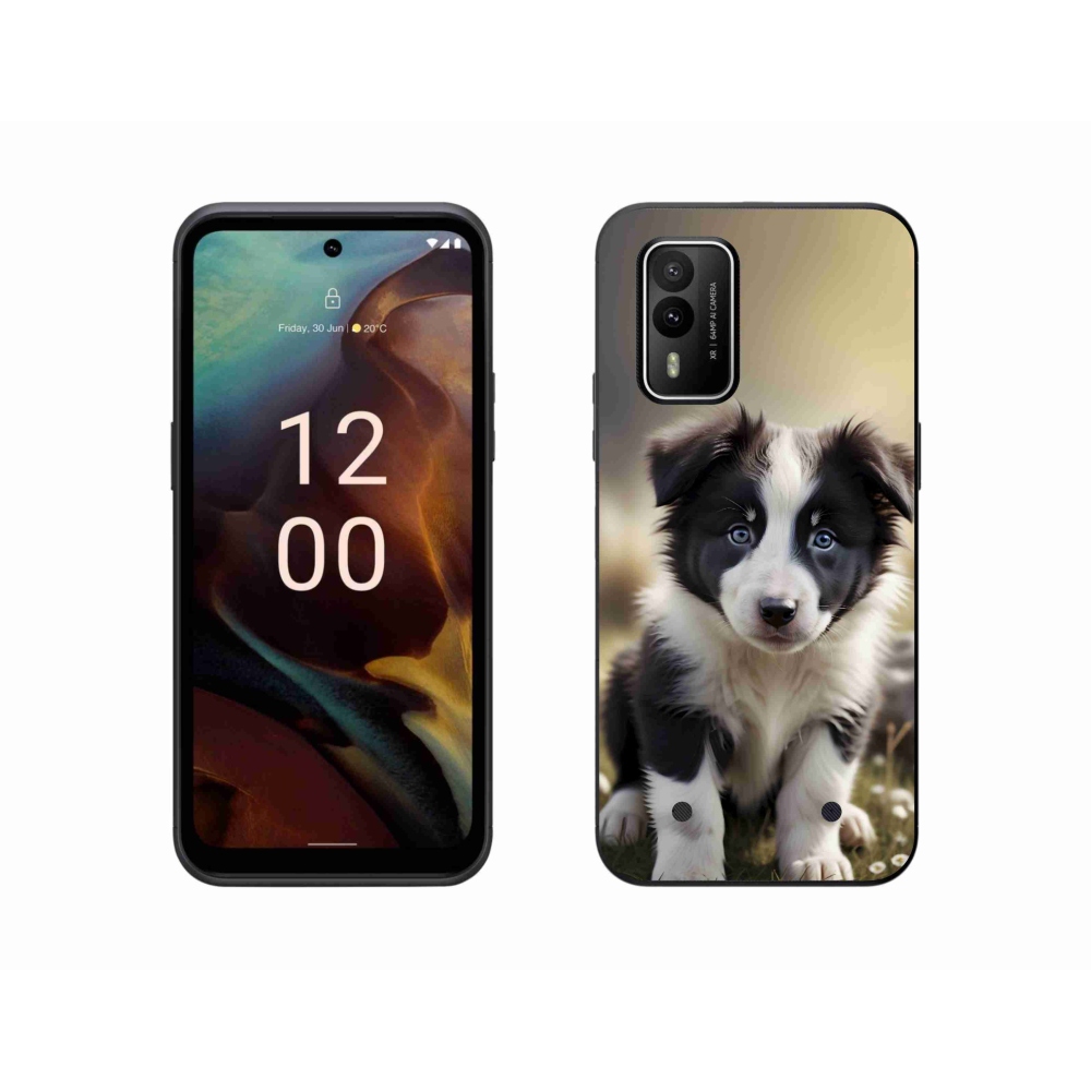 mmCase gél tok a Nokia XR21-hez – aranyos border collie