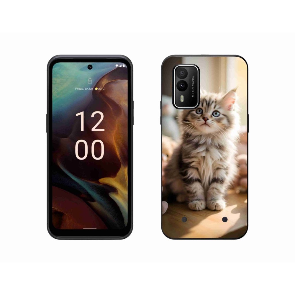mmCase gél tok a Nokia XR21-hez – aranyos cica 10