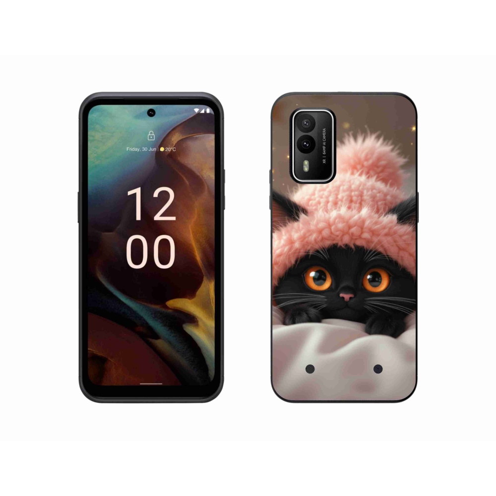 Gél borító mmCase a Nokia XR21 készülékhez - aranyos cica 7