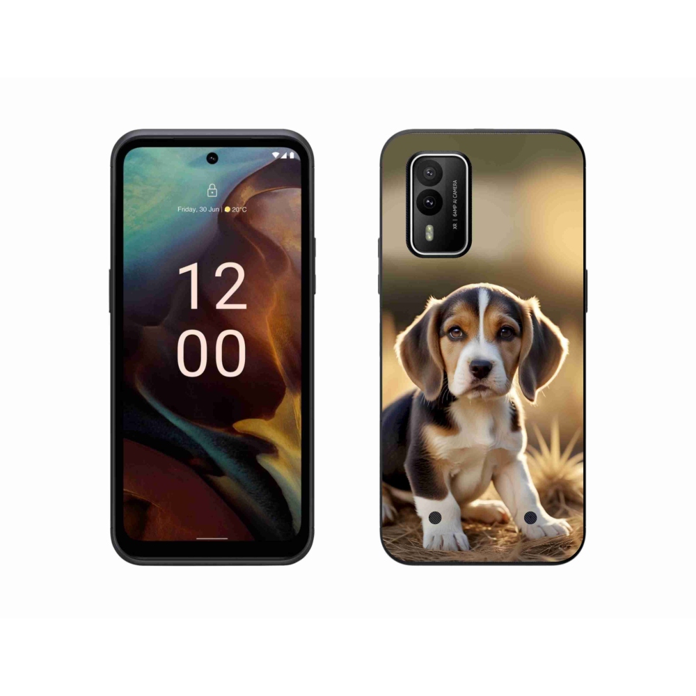 mmCase gél tok a Nokia XR21-hez – aranyos beagle