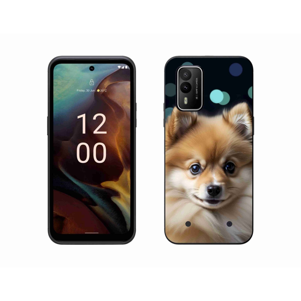 mmCase gél tok a Nokia XR21-hez – aranyos pomerániai