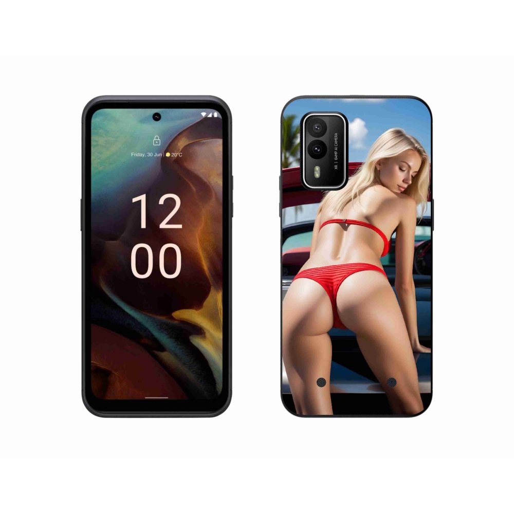 mmCase gélhuzat a Nokia XR21-hez – szexi nő 2