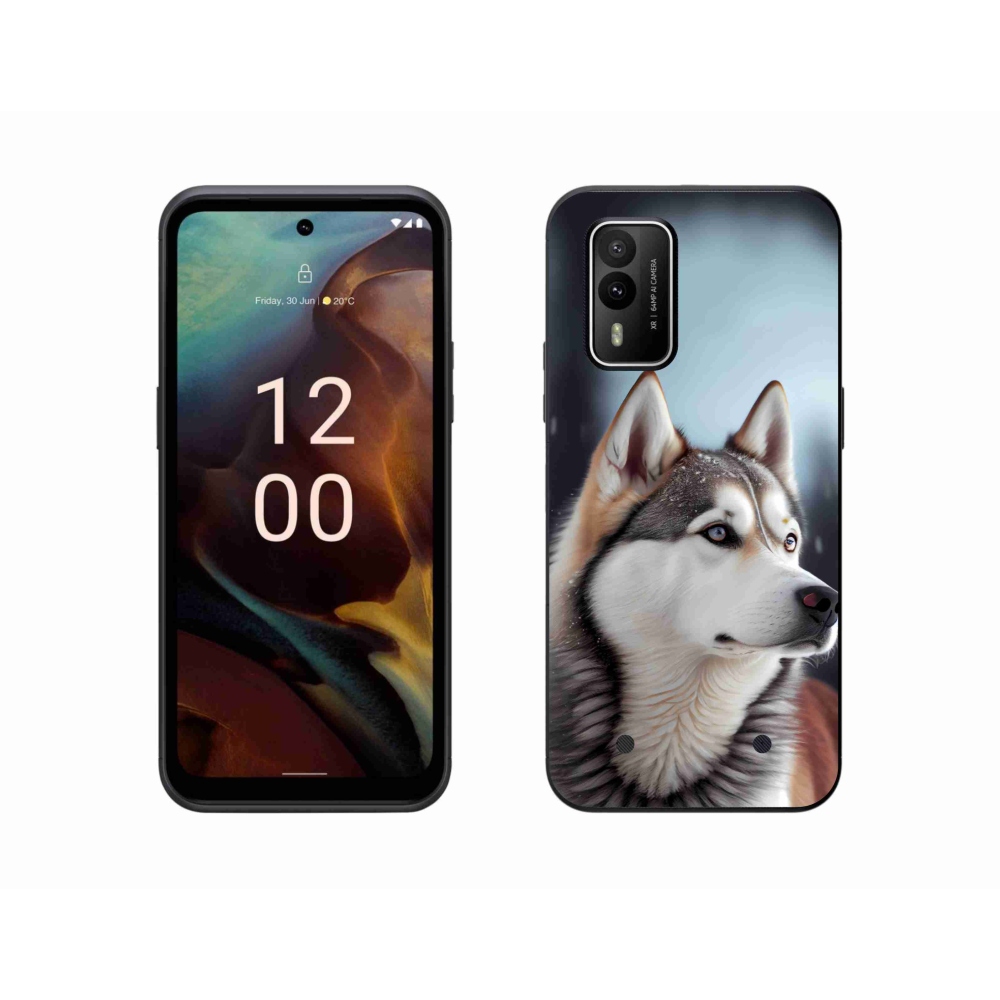 mmCase gél tok a Nokia XR21-hez – szibériai husky