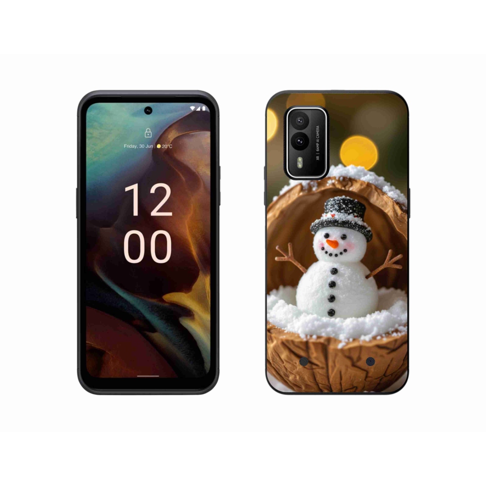 Zselés borítás mmCase a Nokia XR21 készülékhez - hóember 4