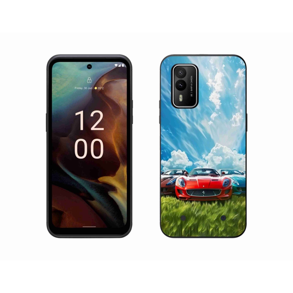 Zselés borítás mmCase a Nokia XR21-hez - sportkocsikhoz
