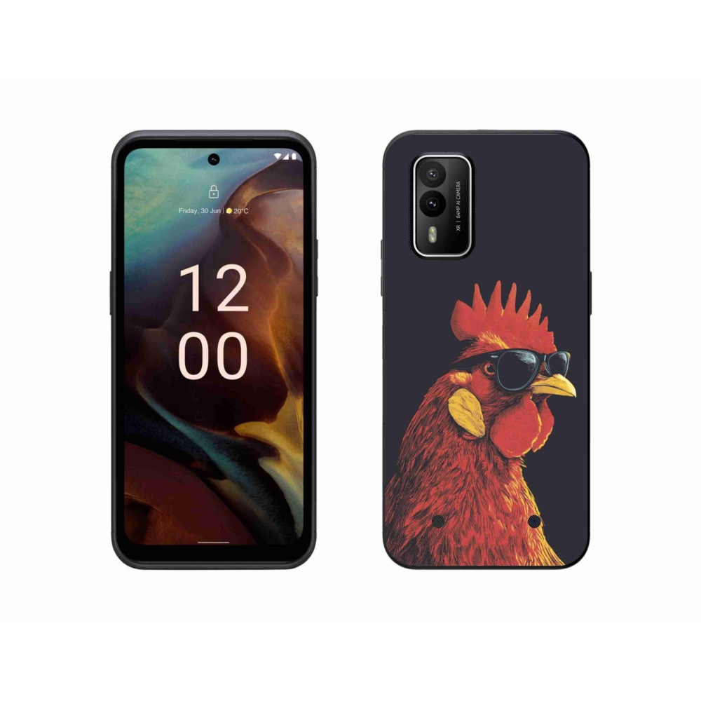 Zselés borítás mmCase a Nokia XR21 készülékhez - stílusos kakas
