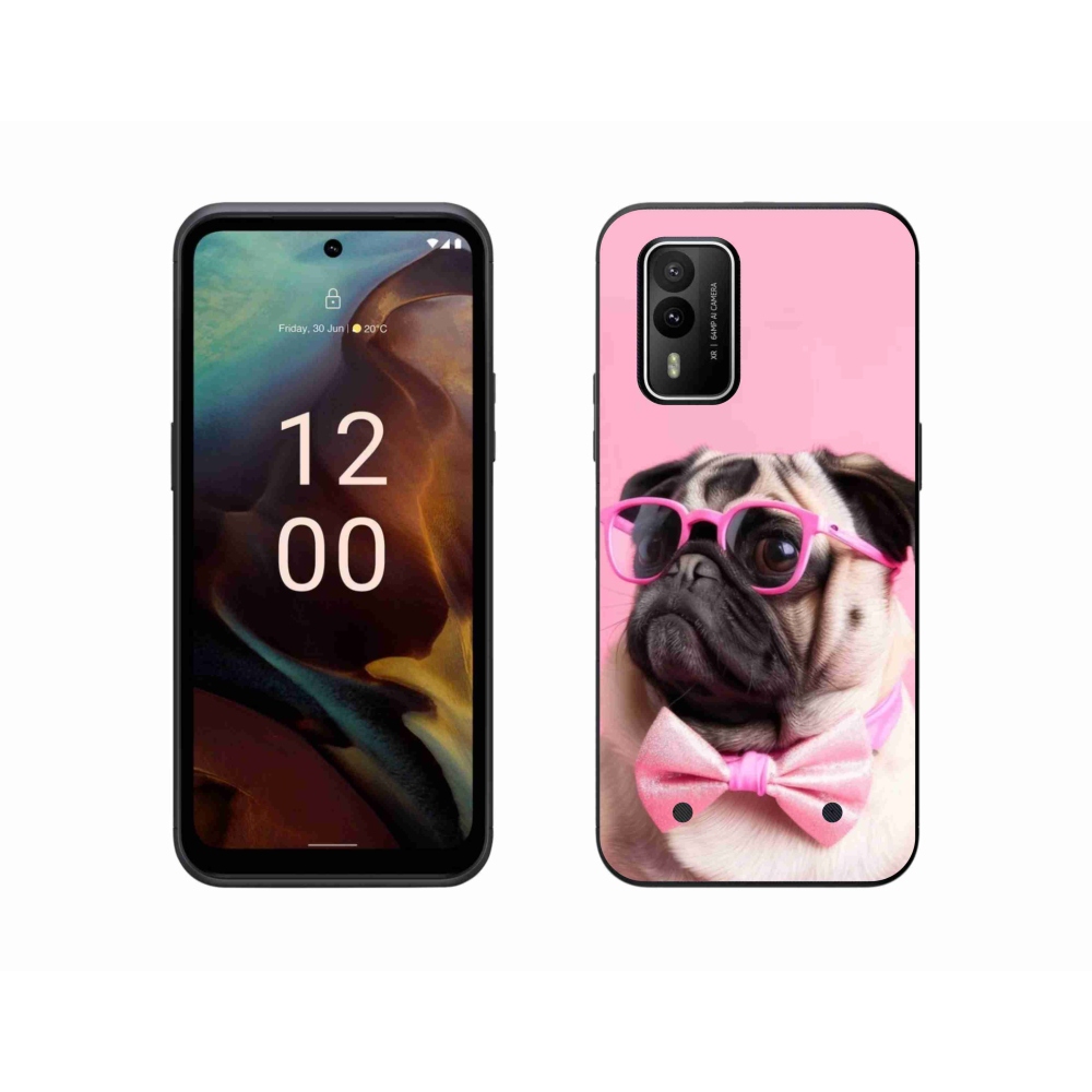 Zselés borítás mmCase a Nokia XR21 készülékhez - stílusos mopsz