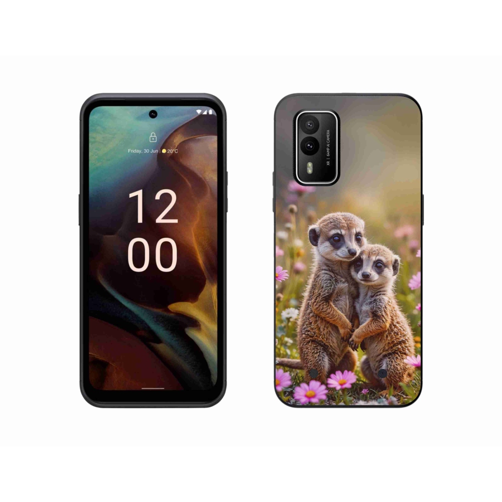 mmCase gél tok a Nokia XR21-hez – szurikáta-duó