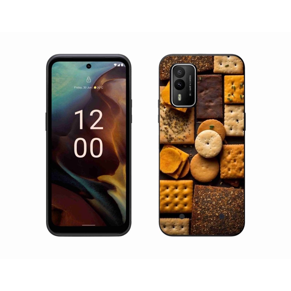 Zselés borítás mmCase a Nokia XR21 készülékhez - kekszek