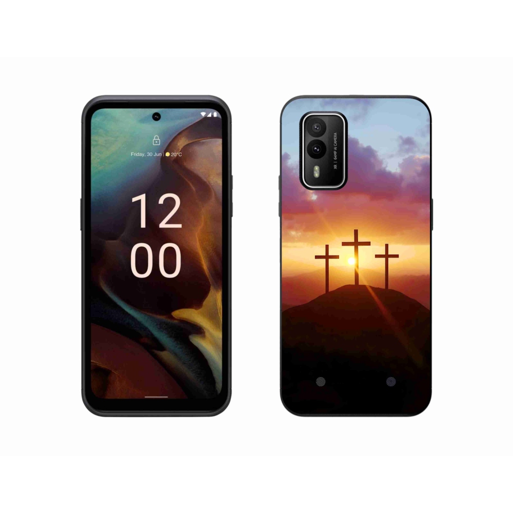 Zselés borítás mmCase a Nokia XR21 készülékhez - három kereszt