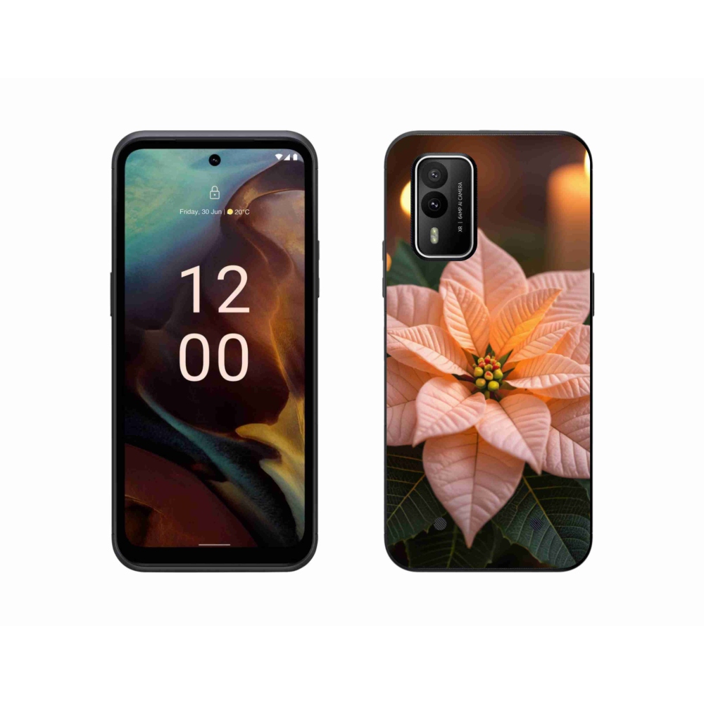 Zselés borítás mmCase a Nokia XR21 készülékhez - mikulásvirág