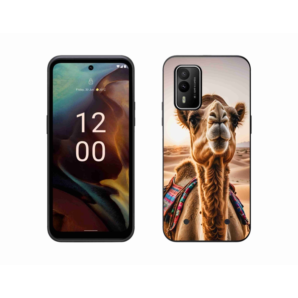 Zselés borítás mmCase a Nokia XR21 készülékhez - teve színű